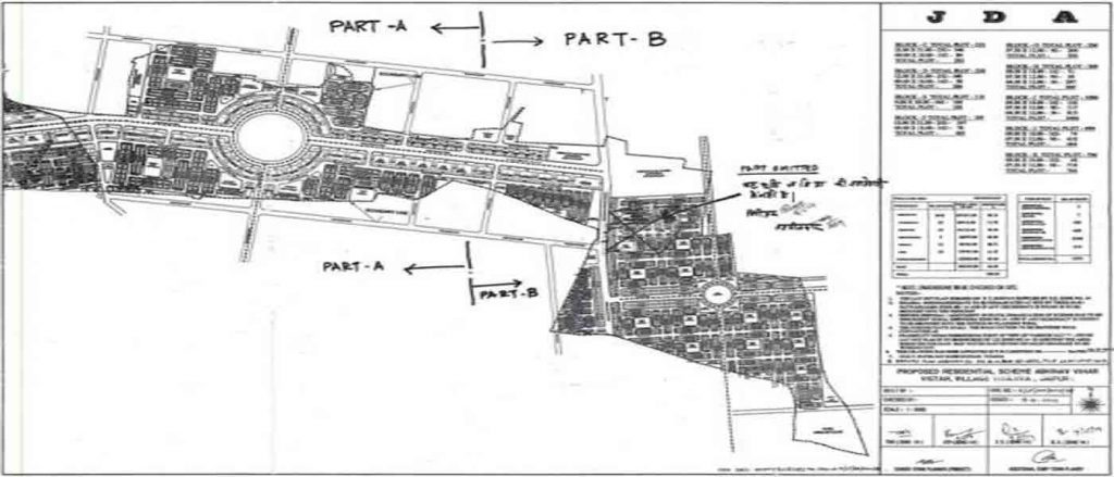 Abhinav Vihar JDA Scheme Plot in Titariya Sanganer Jaipur Zone 14